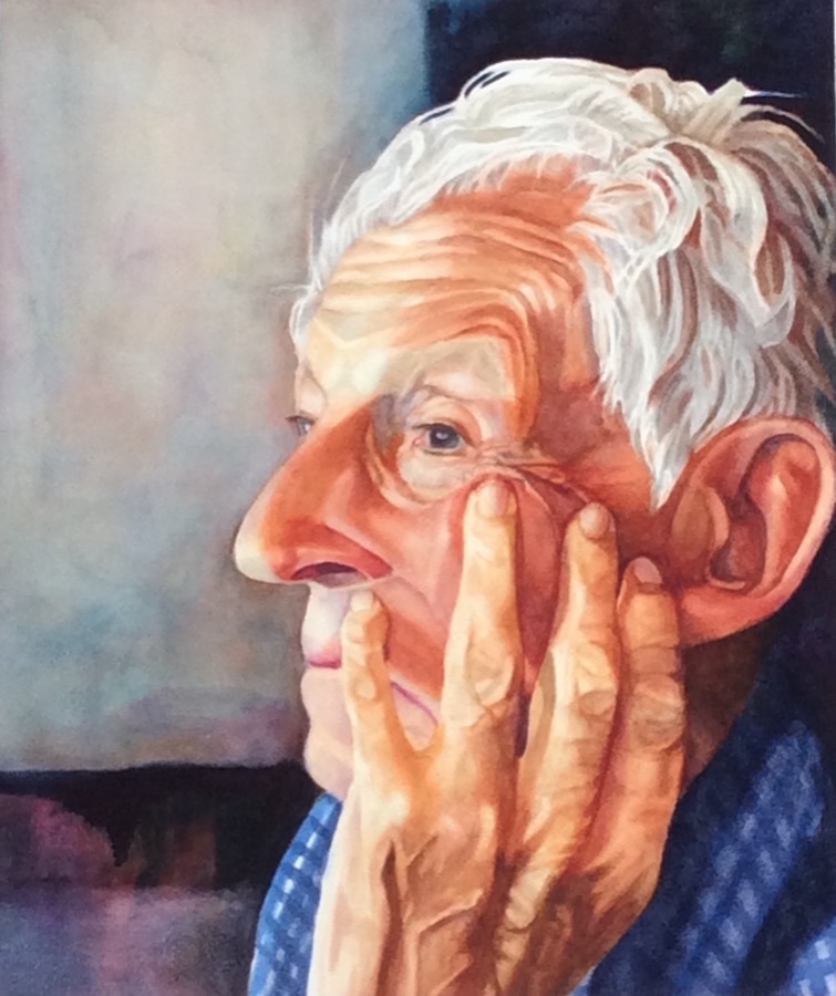Portrait watercolor paintings